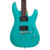 Schecter C-6 Deluxe Satin Aqua - Chitara electrica