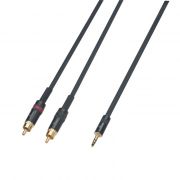 Soundsation Wiremaster WM-MJ2RCA30 - Cablu adaptor - Jack (3.5mm) - 2 x RCA - 3 metri