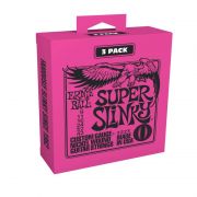 Ernie Ball Super Slinky 2223 - 3 Seturi corzi chitara electrica