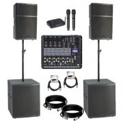 Soundsation Hyper 1815EX - Sistem profesional de sonorizare (2 x 2600W)