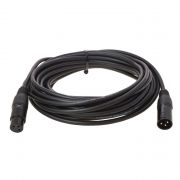 Soundsation BDCXX-3BK - Cablu DMX, AES/EBU, XLR mama - XLR tata,  lungime 3 metri