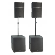 Soundsation Hyper 1815EX - Sistem profesional de sonorizare (2 x 2600W)