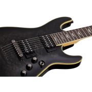 Schecter Omen Extreme-7 STBLK - Chitara electrica si Case