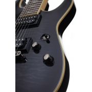 Schecter Omen Extreme-7 STBLK - Chitara electrica si Case