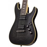 Schecter Omen Extreme-7 STBLK - Chitara electrica si Case