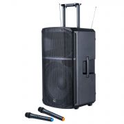 Soundsation PROVIBE 12AIR - Boxa activa cu baterii, 2 microfoane wireless, Bluetooth, 800W