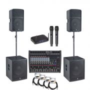 Soundsation PROVIBE 1815EX - Sistem profesional de sonorizare (2 x 1240W)