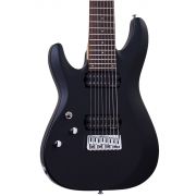 Schecter C-8 Deluxe LH (SBK) - Chitara electrica pentru stangaci