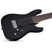 Schecter C-8 Deluxe LH (SBK) - Chitara electrica pentru stangaci
