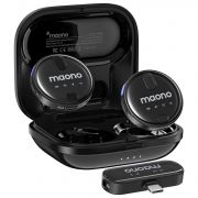 MAONO WM620 Lavalier Wireless - Microfoane lavaliera wireless pentru productie video mobila, vlogging, jurnalism