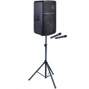 Soundsation PROVIBE 12AIR - Boxa activa cu baterii, stativ de scena, 2 microfoane wireless, Bluetooth, 800W