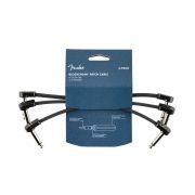 Fender 6' Blockchain Patch Cable - Cablu patch, set de 3 cabluri, lungime 15 cm