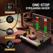 MAONO AMC2 NEO si PD 100 - Consola podcast, casti si microfon