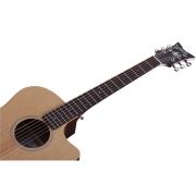 Schecter Deluxe Acoustic (NS) - Chitara acustica, fata de rezonanta din molid, corp din mahon