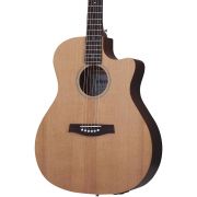 Schecter Deluxe Acoustic (NS) - Chitara acustica, fata de rezonanta din molid, corp din mahon