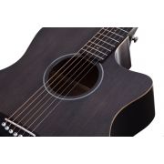 Schecter Deluxe Acoustic (SBK) - Chitara acustica, fata de rezonanta din molid, corp din mahon