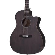 Schecter Deluxe Acoustic (SBK) - Chitara acustica, fata de rezonanta din molid, corp din mahon