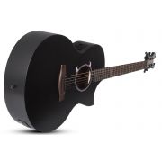 Schecter Machine Gun Kelly - Chitara electro-acustica, doza Fishman Sonicore, fata de rezonanta din molid masiv