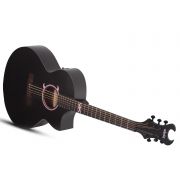 Schecter Machine Gun Kelly - Chitara electro-acustica, doza Fishman Sonicore, fata de rezonanta din molid masiv
