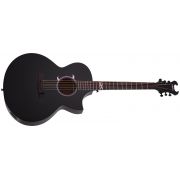 Schecter Machine Gun Kelly - Chitara electro-acustica, doza Fishman Sonicore, fata de rezonanta din molid masiv