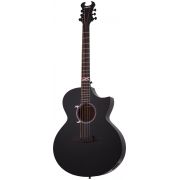 Schecter Machine Gun Kelly - Chitara electro-acustica, doza Fishman Sonicore, fata de rezonanta din molid masiv
