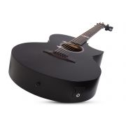 Schecter Machine Gun Kelly - Chitara electro-acustica, doza Fishman Sonicore, fata de rezonanta din molid masiv