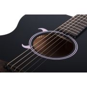 Schecter Machine Gun Kelly - Chitara electro-acustica, doza Fishman Sonicore, fata de rezonanta din molid masiv