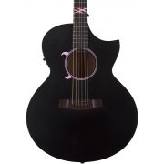 Schecter Machine Gun Kelly - Chitara electro-acustica, doza Fishman Sonicore, fata de rezonanta din molid masiv