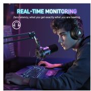 MAONO PD200X - Microfon Podcast, Gaming, Streaming, Stativ de masa