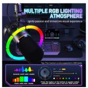 MAONO PD200X - Microfon Podcast, Gaming, Streaming, Stativ de masa