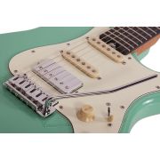 Schecter Nick Johnston Traditional HSS Atomic Green - Chitara electrica, hardcase