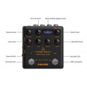 NUX Optima Air NAI 5 - Pedala simulator de chitara acustica cu IR loader