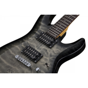 Schecter C-6 Plus CB - Chitara electrica, husa de transport, cablu, corzi