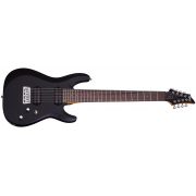 Schecter C-8 Deluxe SBK - Chitara electrica, husa de transport, cablu, corzi