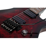 Schecter Omen Elite-6 FR BCHB - Chitara electrica, hardcase