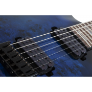 Schecter Omen Elite-6 STBB - Chitara electrica, husa de transport, cablu, corzi