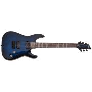 Schecter Omen Elite-6 STBB - Chitara electrica, husa de transport, cablu, corzi