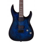 Schecter Omen Elite-6 STBB - Chitara electrica, husa de transport, cablu, corzi