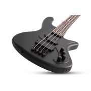 Schecter Stiletto Stealth-4 SBK - Chitara bass electric, hardcase