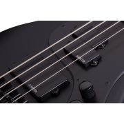 Schecter Stiletto Stealth-4 SBK - Chitara bass electric, hardcase