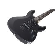 Schecter C-6 Deluxe SBK - Chitara electrica, husa de transport, cablu, corzi