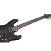 Schecter C-6 Deluxe SBK - Chitara electrica, husa de transport, cablu, corzi