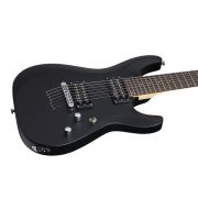 Schecter C-7 Deluxe SBK - Chitara electrica, husa de transport, cablu, corzi