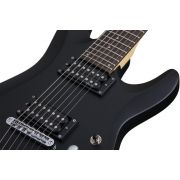 Schecter C-7 Deluxe SBK - Chitara electrica, husa de transport, cablu, corzi