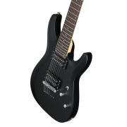 Schecter C-7 Deluxe SBK - Chitara electrica, husa de transport, cablu, corzi