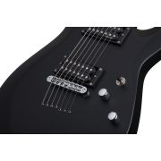 Schecter C-7 Deluxe SBK - Chitara electrica, husa de transport, cablu, corzi