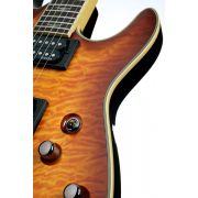 Schecter Omen Extreme-6 VSB - Chitara electrica, husa de transport, cablu, corzi