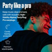 Alpine MusicSafe PartyPlug Pro Transparent - 2025 - Dopuri antifonice pentru concert