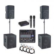Soundsation PROVIBE 1512EX - Sistem profesional de sonorizare (2 x 1340W)