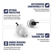 Alpine MotoSafe Tour Ear Plugs - Dopuri antifonice pentru motociclisti